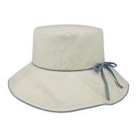 Bucket Hats – 12 PCS Linen Wide Brim Hat - HT-6607KA-BL